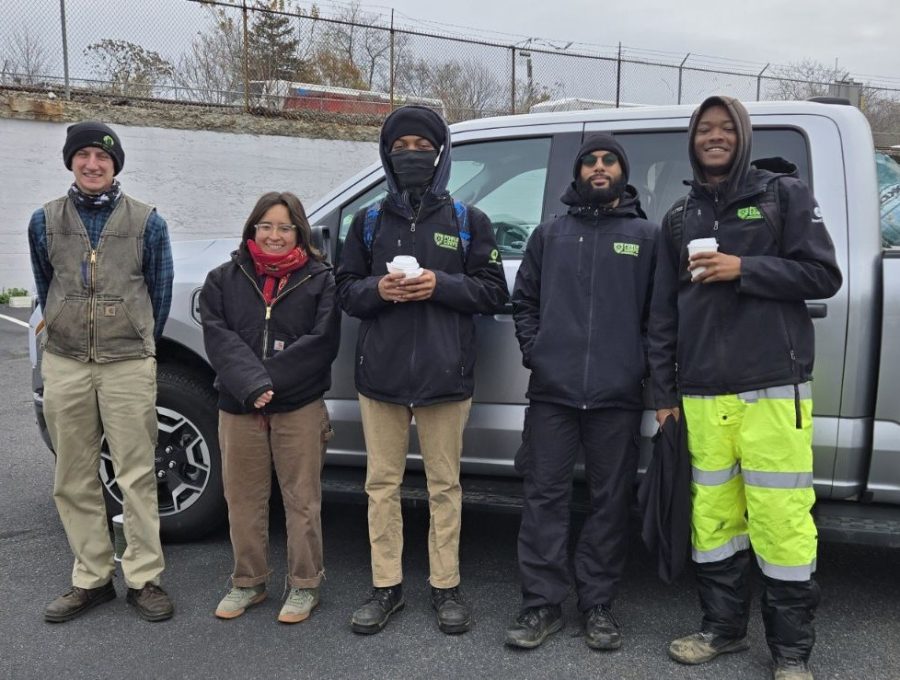 Five tree care expert ready to work in the cold